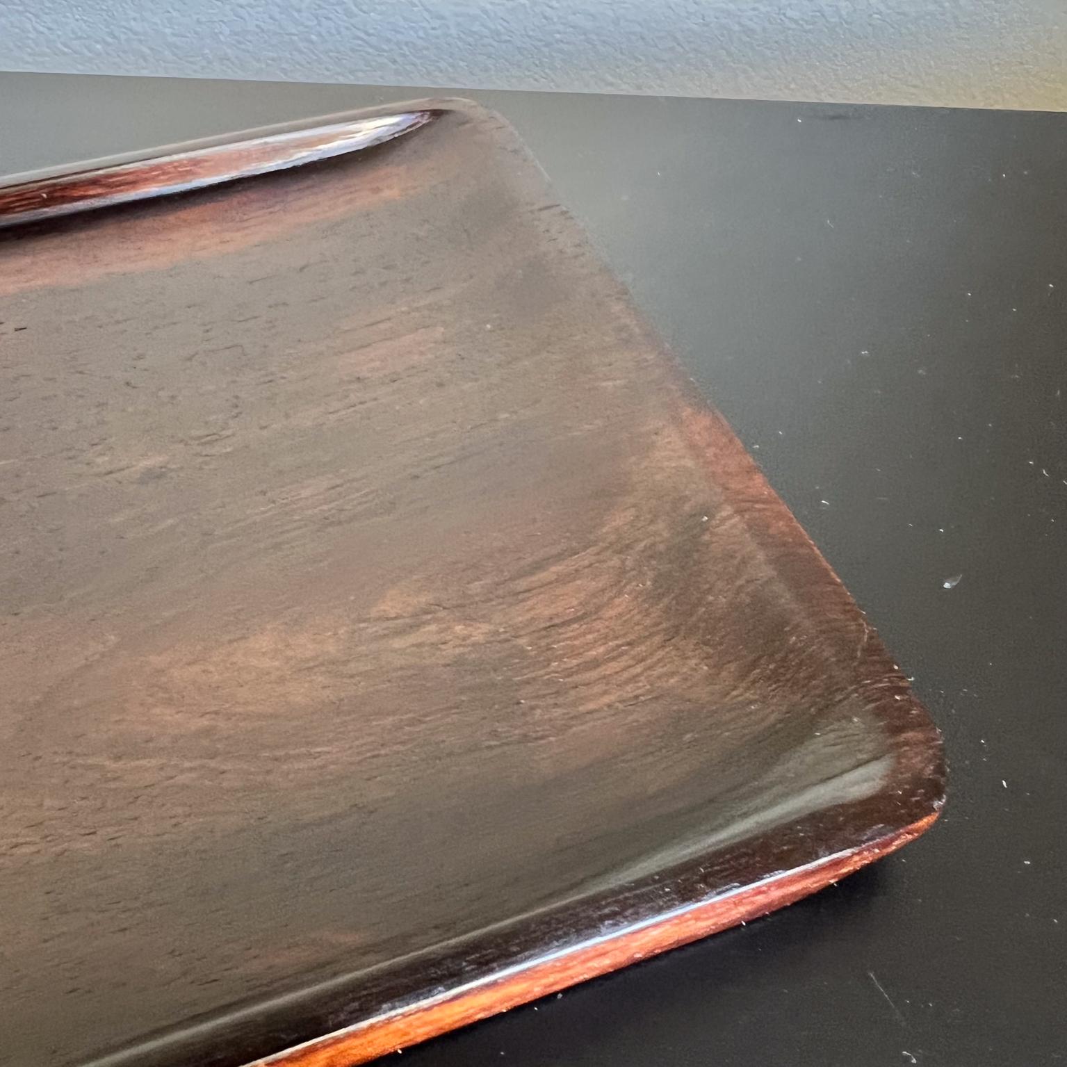 1970er Sensationelles Service-Tablett aus Palisanderholz im Zustand „Gut“ im Angebot in Chula Vista, CA
