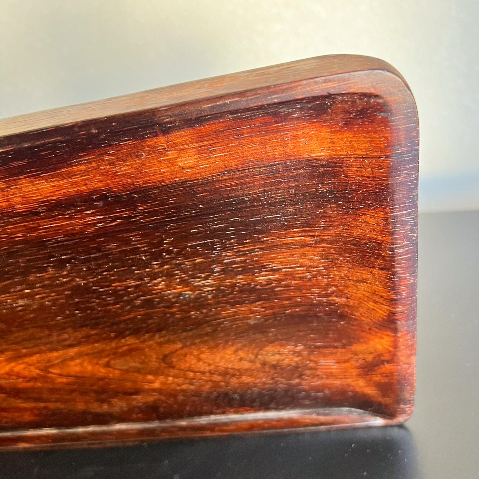 1970er Sensationelles Service-Tablett aus Palisanderholz (Rosenholz) im Angebot
