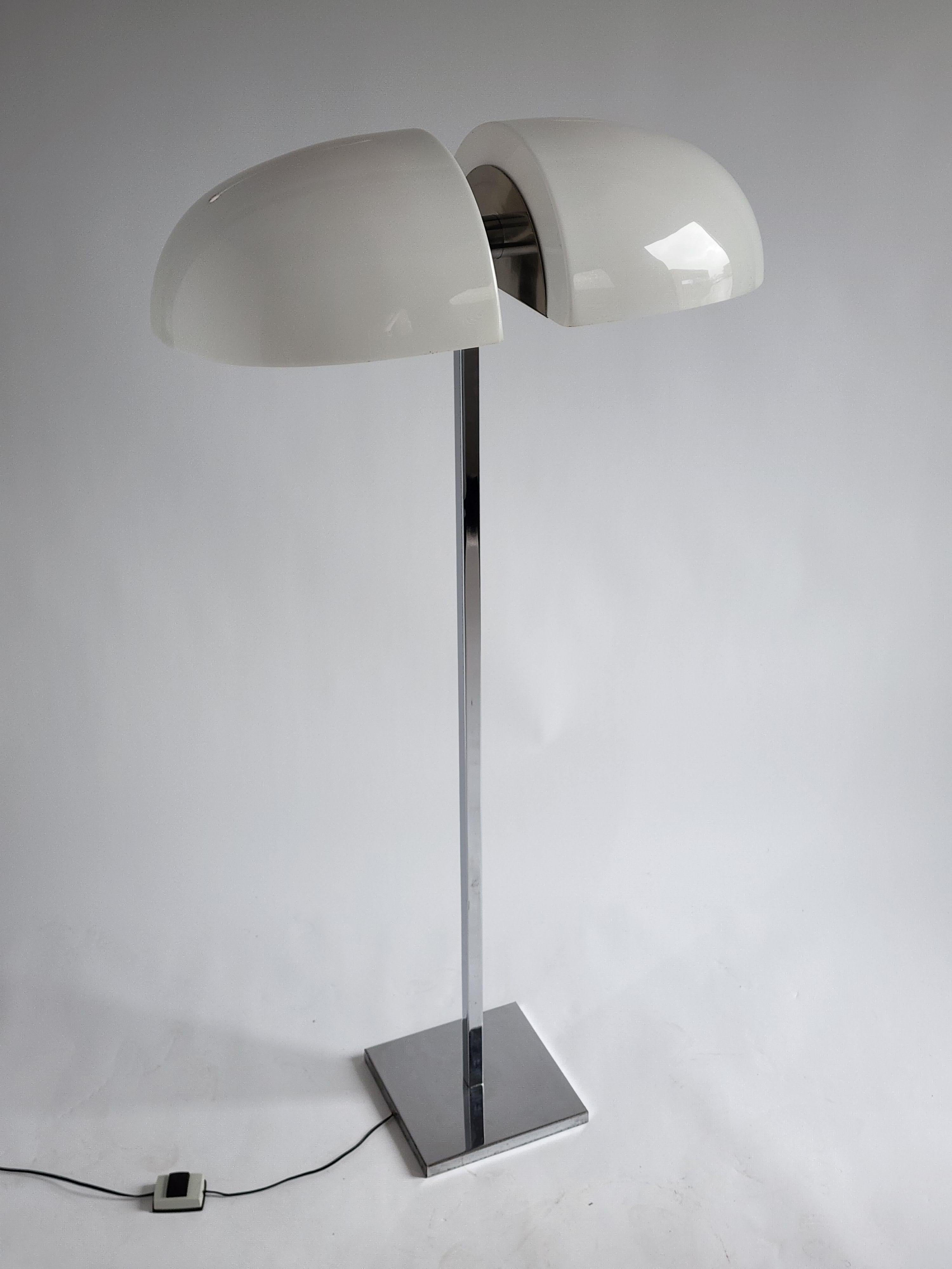 1970s Sergio Asti Acrylic Shade Floor Lamp, Italy  For Sale 8