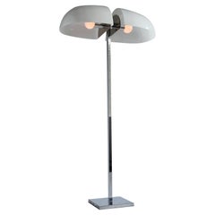 Stehlampe aus Acryl mit Schirm, Sergio Asti, Italien, 1970er Jahre