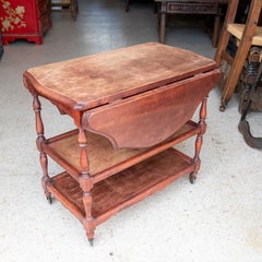 1970s Serving Trolley with Wheels and Wings