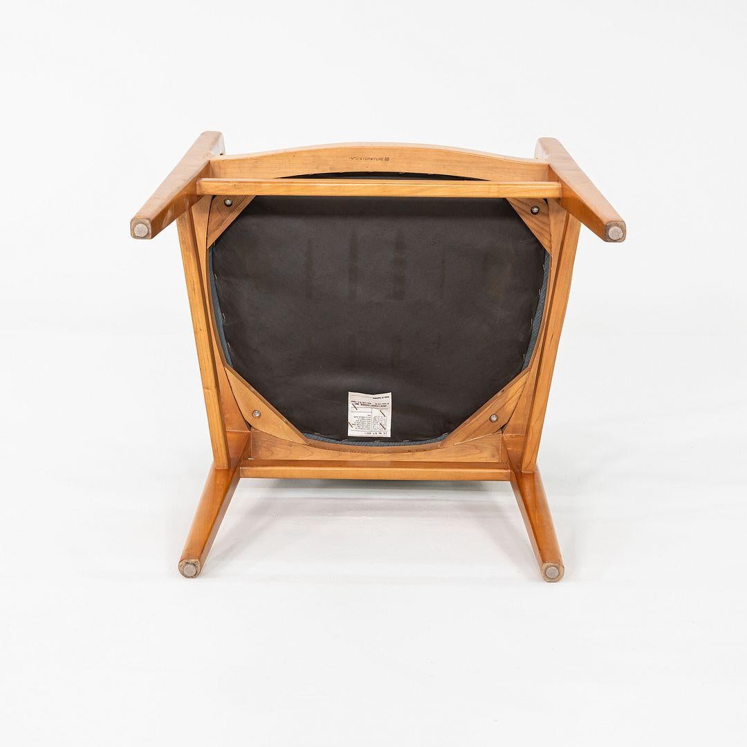 Ensemble de 12 fauteuils de salle à manger Jack Lenor Larsen Furniture en érable des années 1970 en vente 4