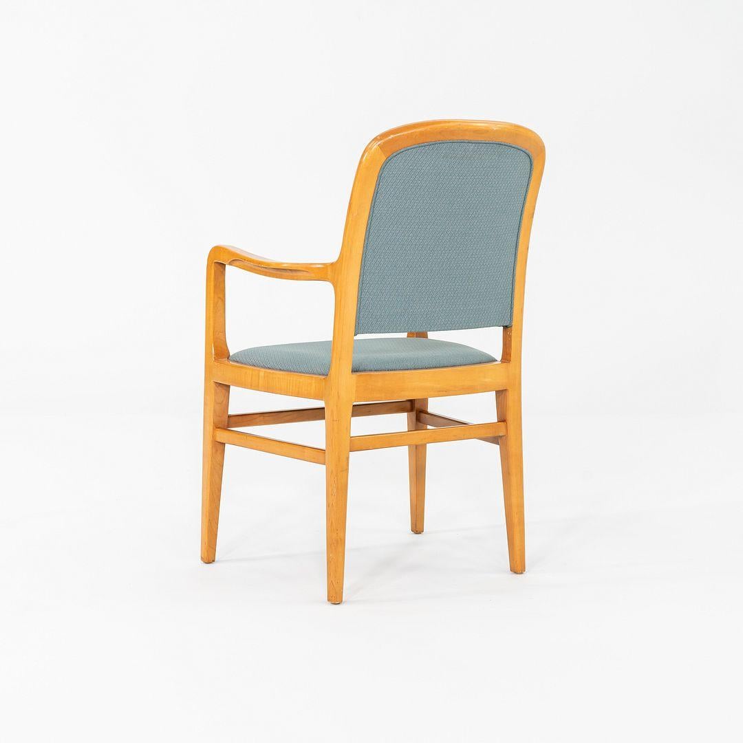 Fin du 20e siècle Ensemble de 12 fauteuils de salle à manger Jack Lenor Larsen Furniture en érable des années 1970 en vente