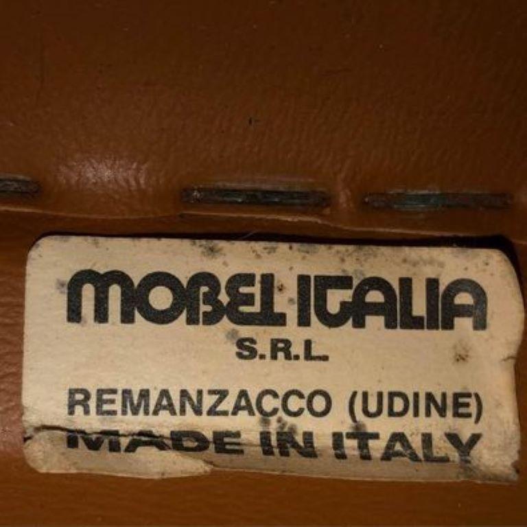 Satz von 6 modernen Esszimmerstühlen von Marcello Cuneo für Mobel Italia -Stendig, 1970er Jahre (Stahl) im Angebot