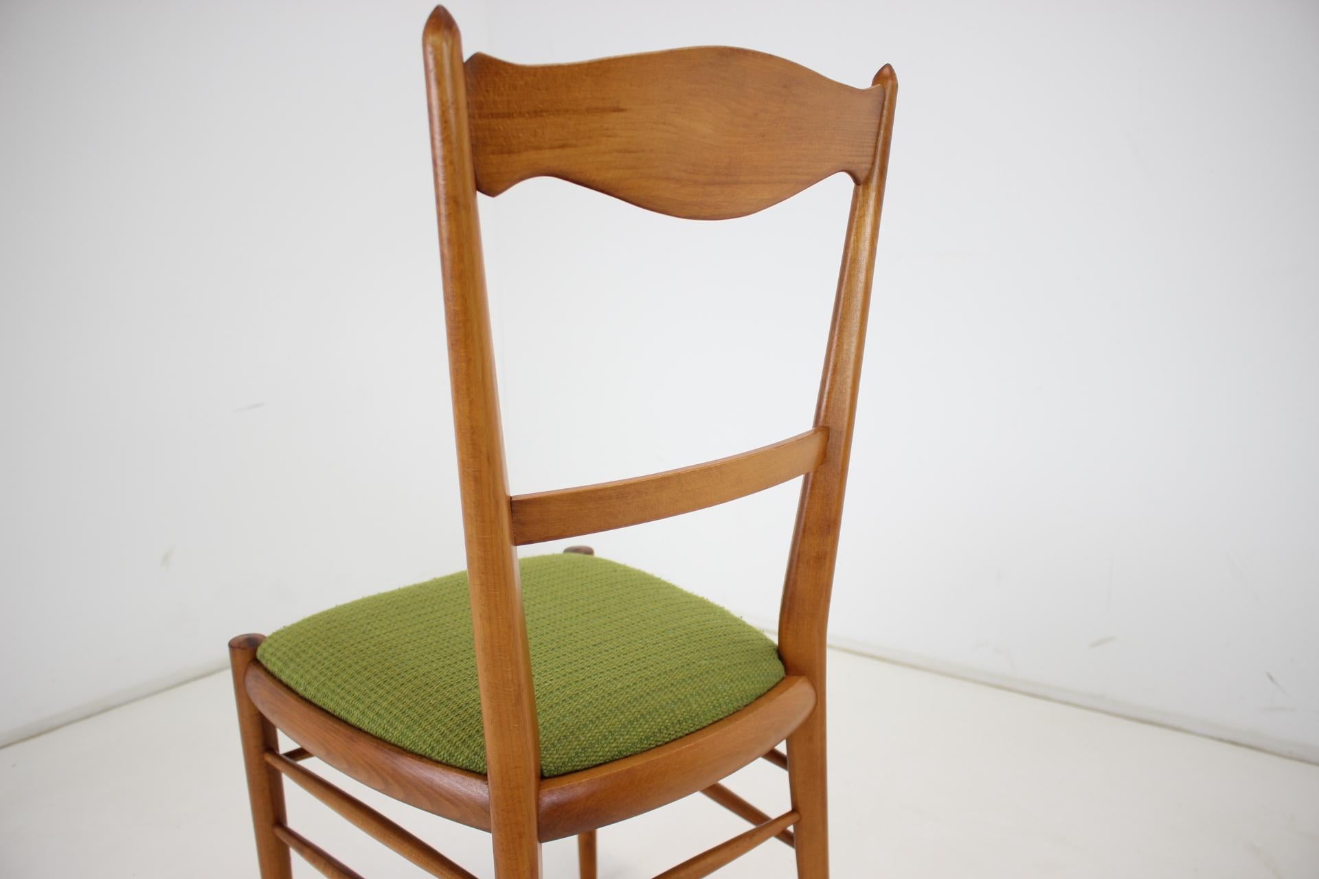 1970s Set of 4 Dining Chairs by Drevotvar, Czechoslovakia For Sale 6