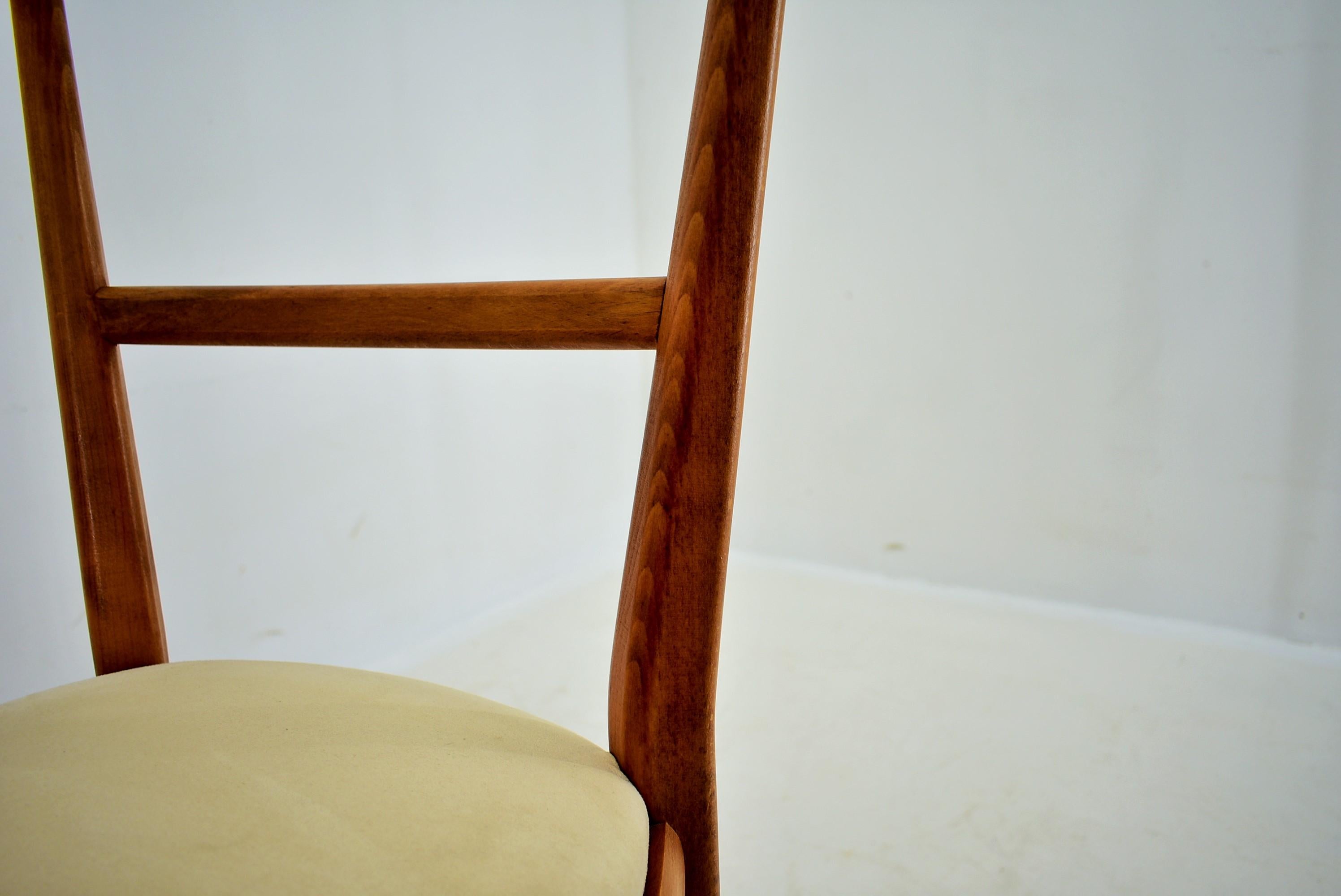 1970s Set of 4 Dining Chairs by Drevotvar, Czechoslovakia For Sale 1