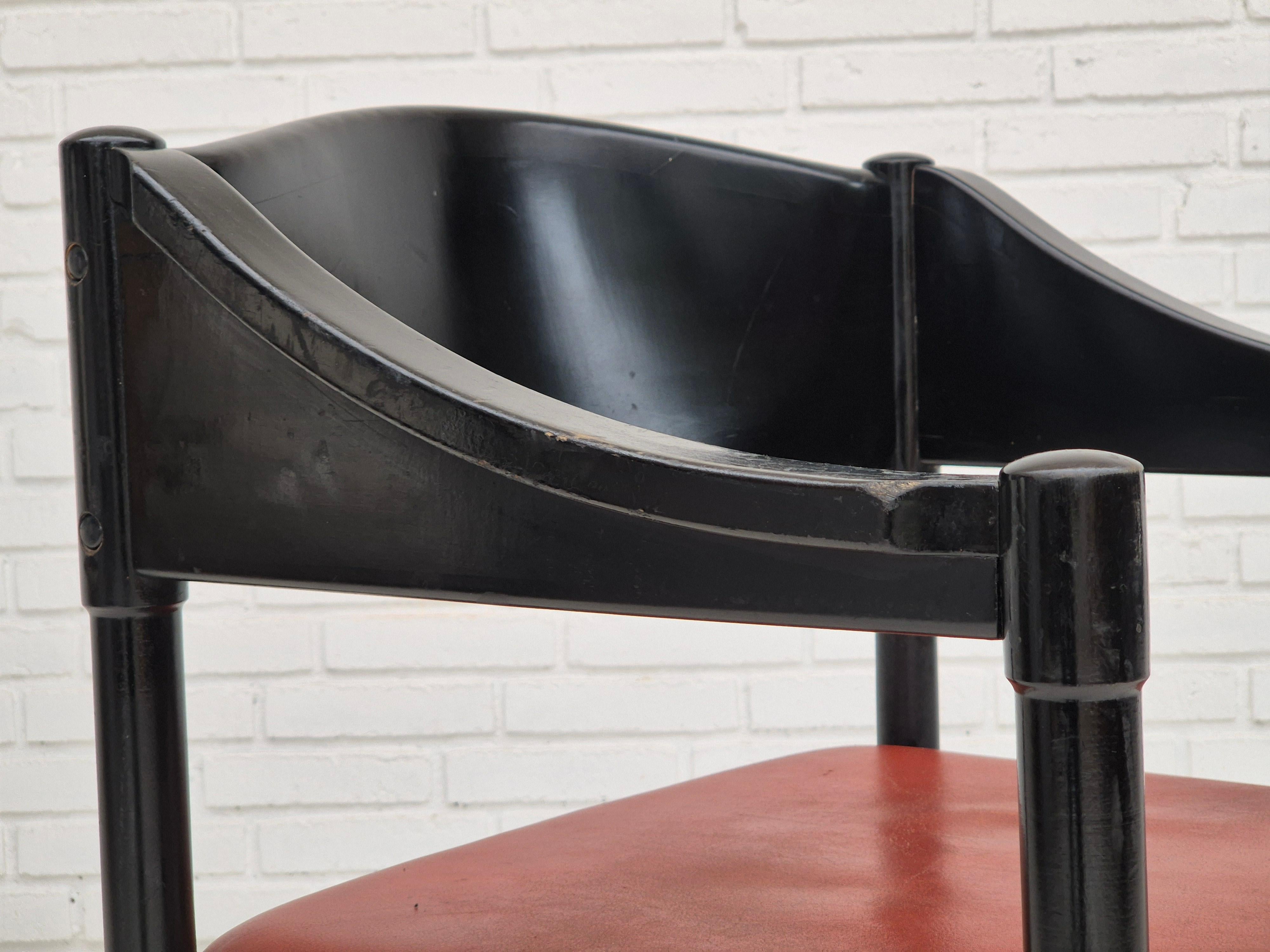 Años 70, conjunto de 4 sillones finlandeses de Lepokalusto, estado original, madera de abedul en venta 4