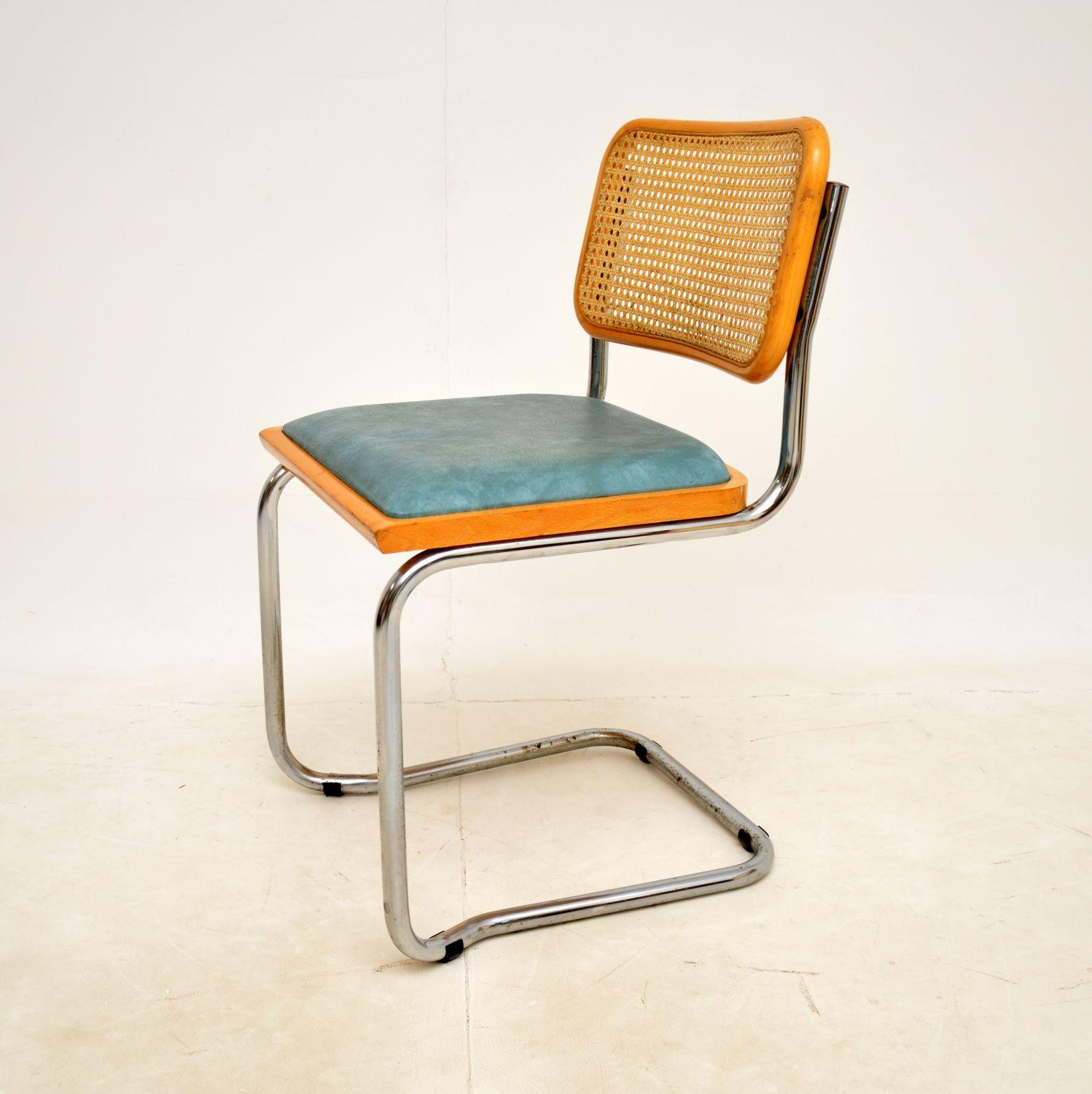 1970s Set of 4 Retro Marcel Breuer Cesca Dining Chairs 3