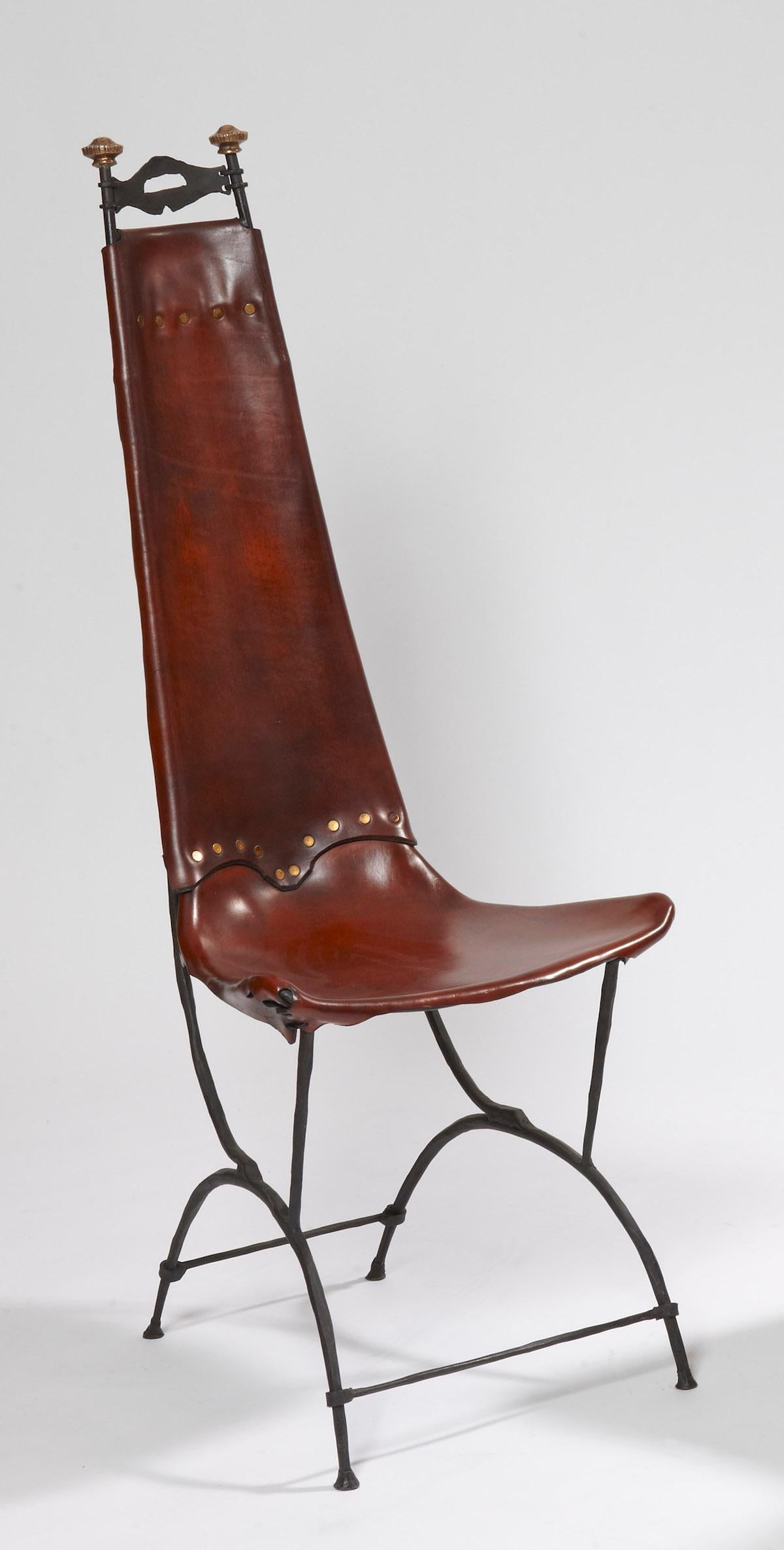 A rare set of 5 chairs by Sido & François Thévenin.