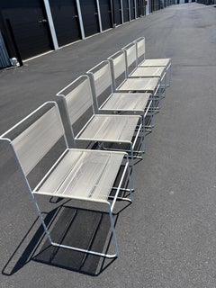 1970s Set of 6 Spaghetti Chairs designed by Giandomenico Belotti for Flyline