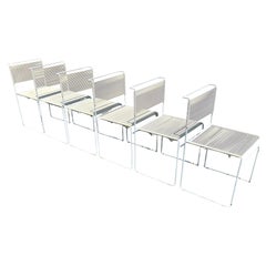 1970s Set of 6 Spaghetti Chairs designed by Giandomenico Belotti for Flyline