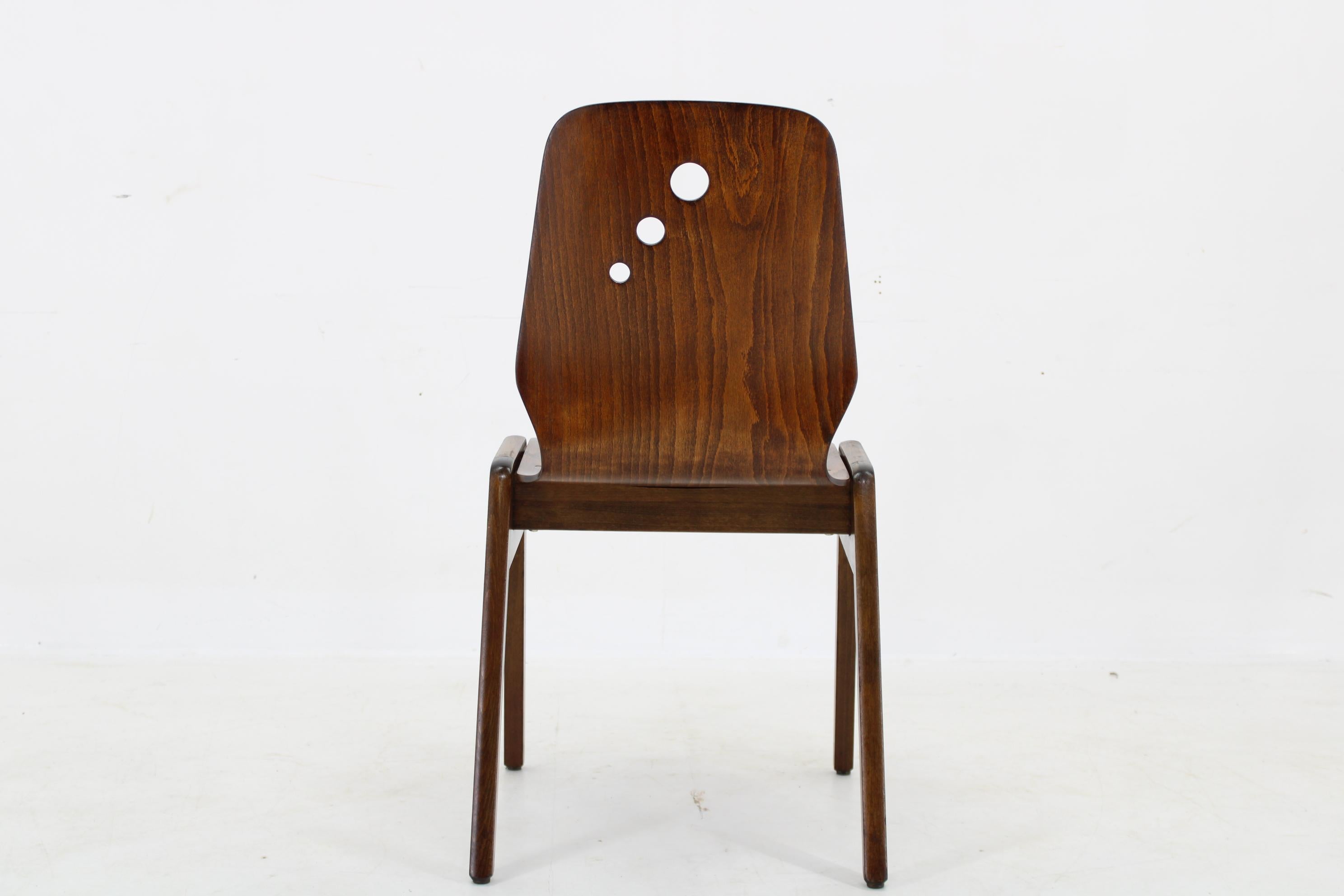 1970s Set of 7 Beeche Stuckable Dining Chairs, Allemagne en vente 2