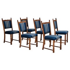 1970s, set of Danish dinning chairs, original good condition.