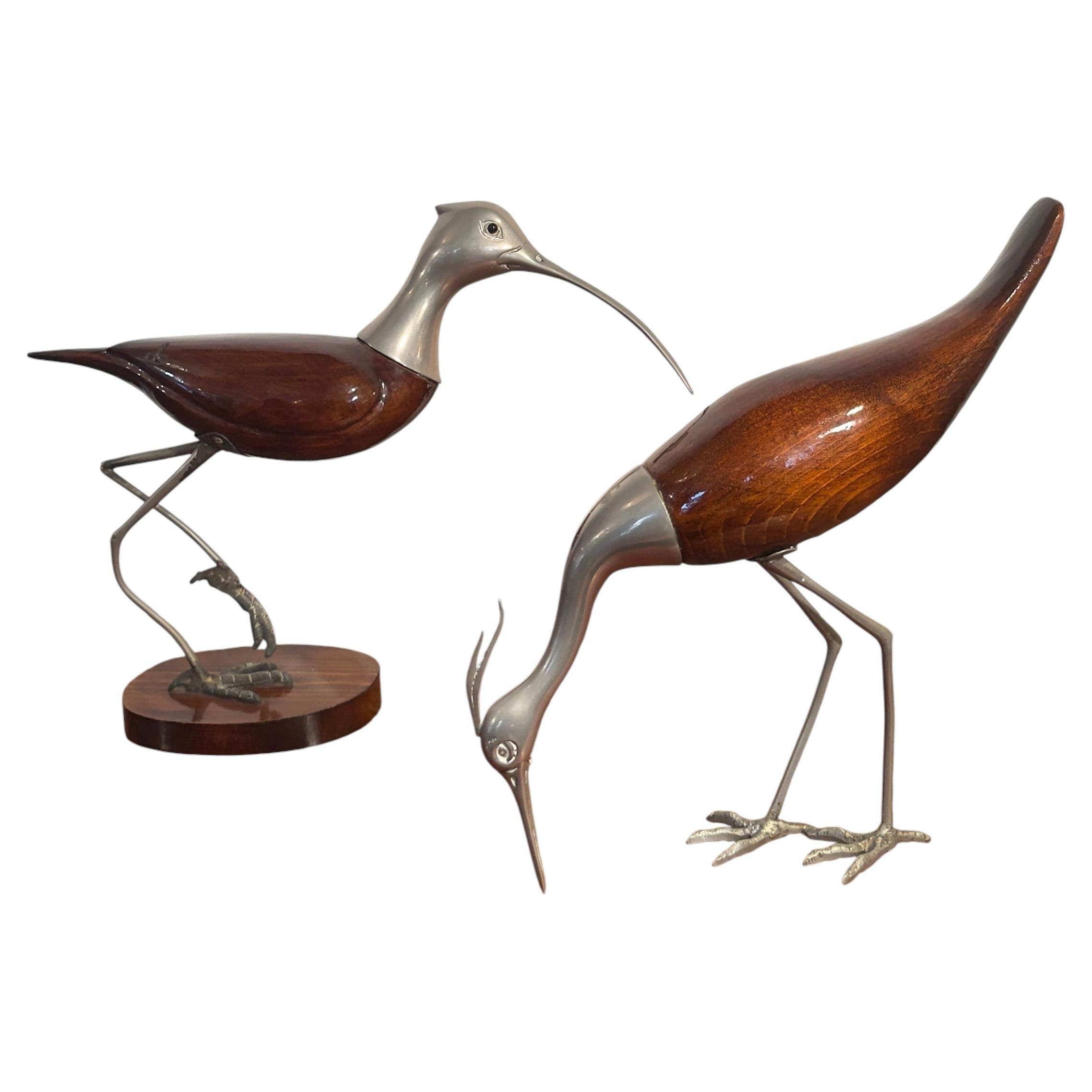 1970s Set of Dynamic Birds Sculptures designed by "De Stijl" Firenze, Italy For Sale
