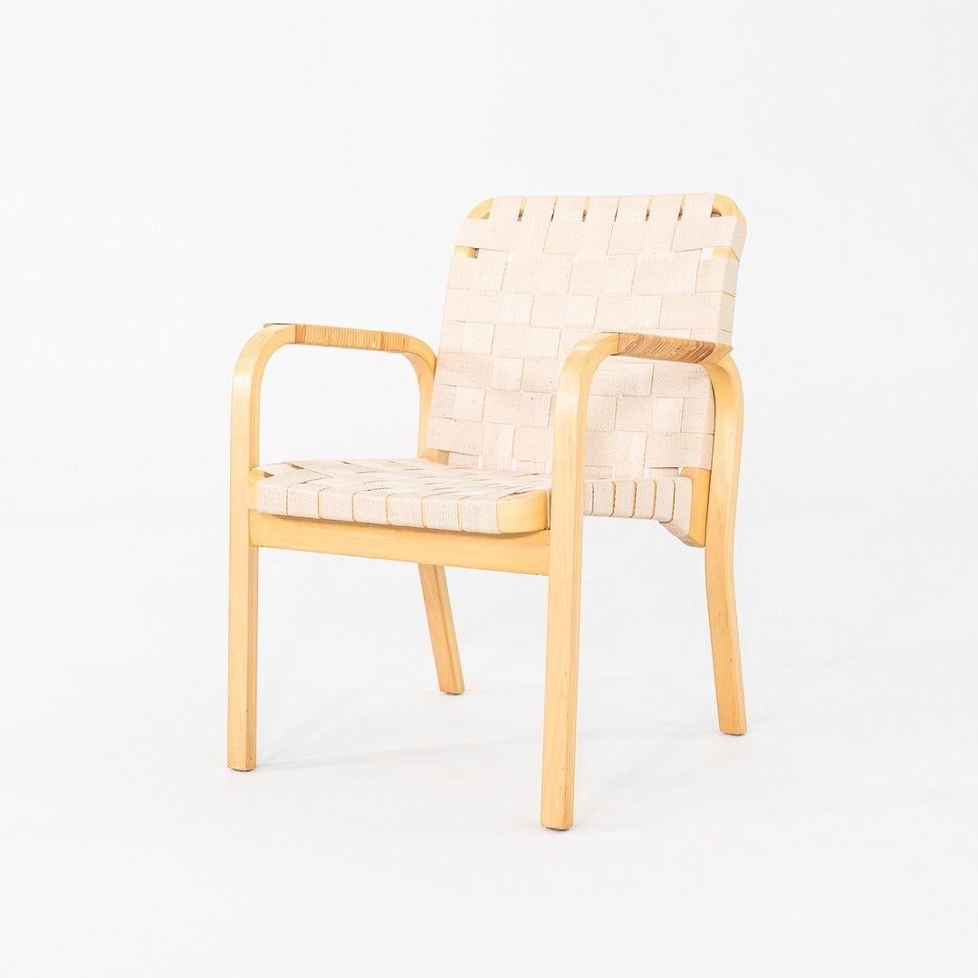 Set di quattro sedie da pranzo degli anni '70 di Alvar e Aino Aalto per Artek Model 45 In condizioni buone in vendita a Philadelphia, PA