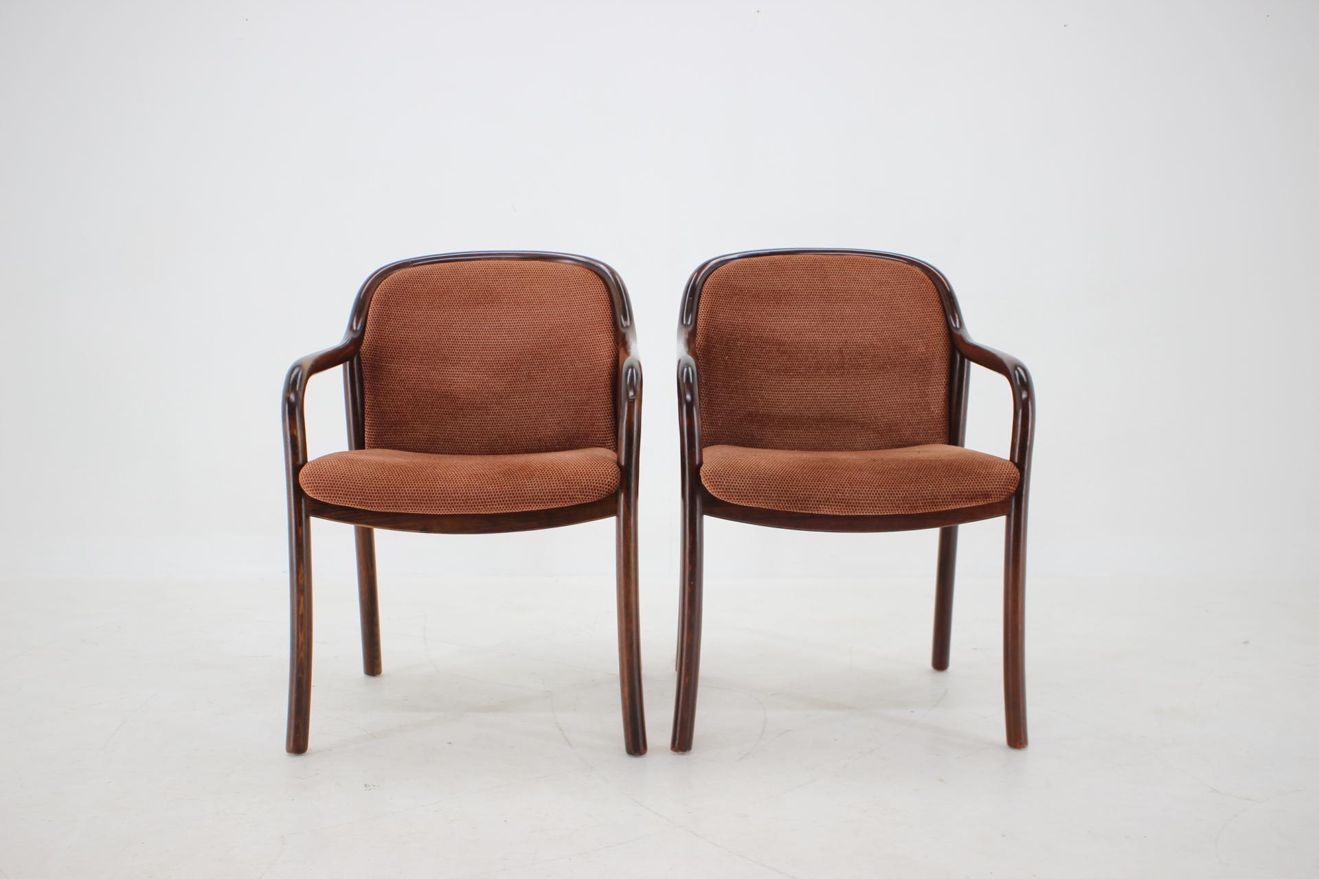 1970s Set of Four Bentwood Armchairs, Germany In Good Condition In Praha, CZ