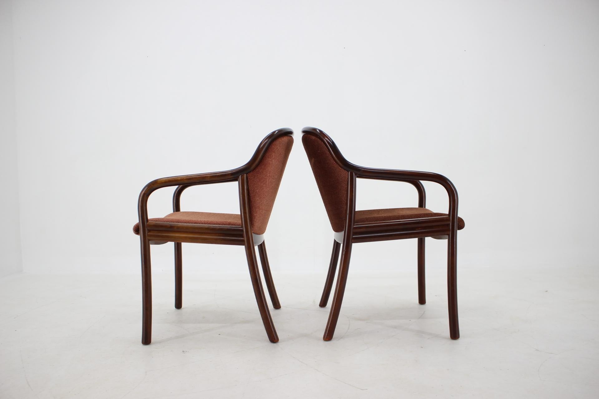 1970s Set of Four Bentwood Armchairs, Germany 1