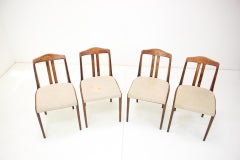 1970er Jahre Satz von vier Esszimmerstühlen von Drevotvar, Tschechoslowakei