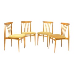 Vintage 1970s Set of Four Dining Chairs by Dřevotvar, in Scandinavian Style