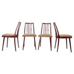 Vintage 1970s Set of Four Dining Chairs by Jitona, Czechoslovakia