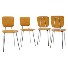 1970s Set of Four Dining Chairs, Czechoslovakia