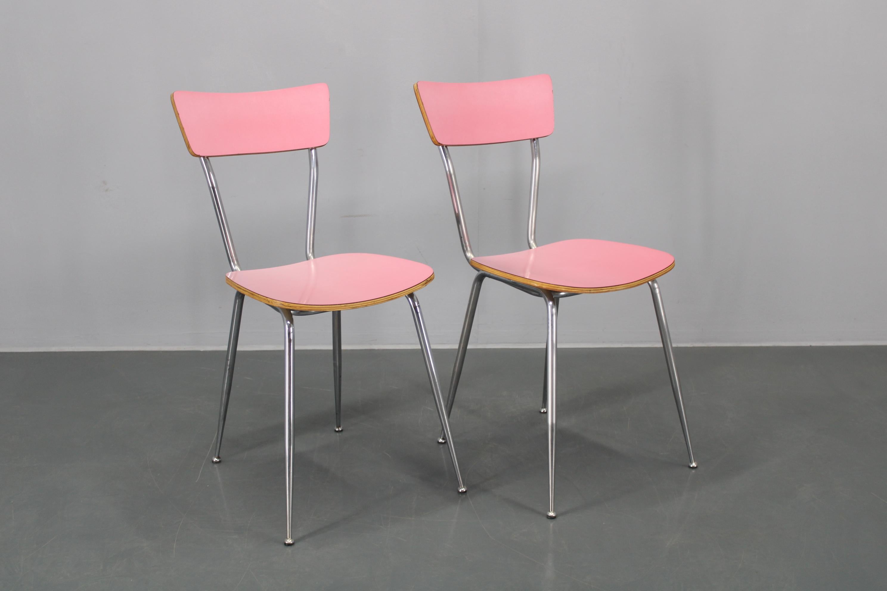 1970s Set of Four Dining Chairs , Italy 11