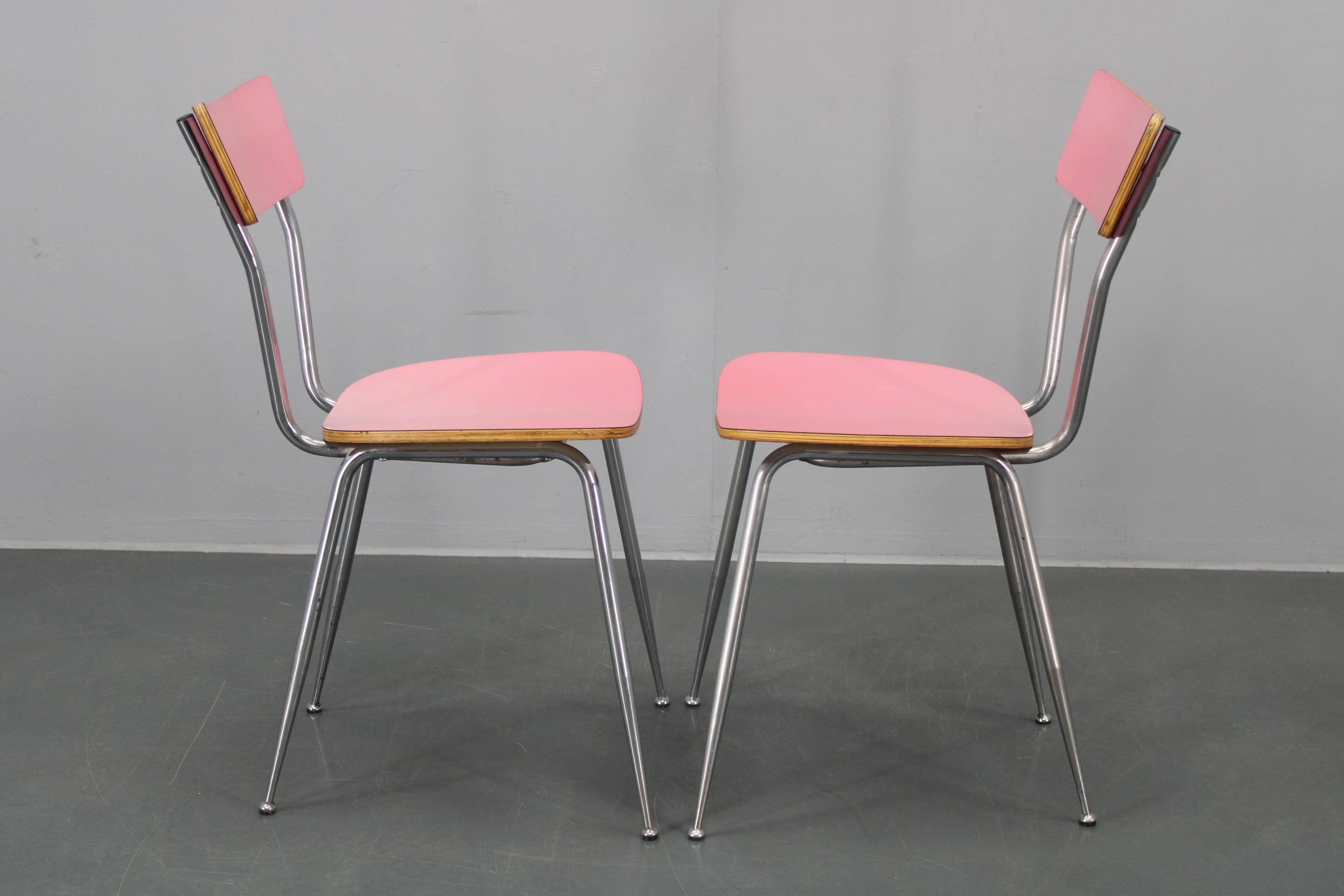 1970s Set of Four Dining Chairs , Italy 12