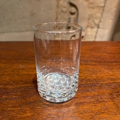 1970s Set of Four Drink Glasses Juice or Whiskey Barware