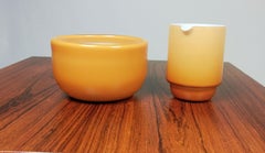1970s Set of Pitcher and Bowl in Glass by Michael Bang for Holmegaard