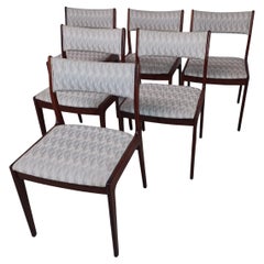 1970's Set of Six Johannes Andersen Rosewood Dining Chairs