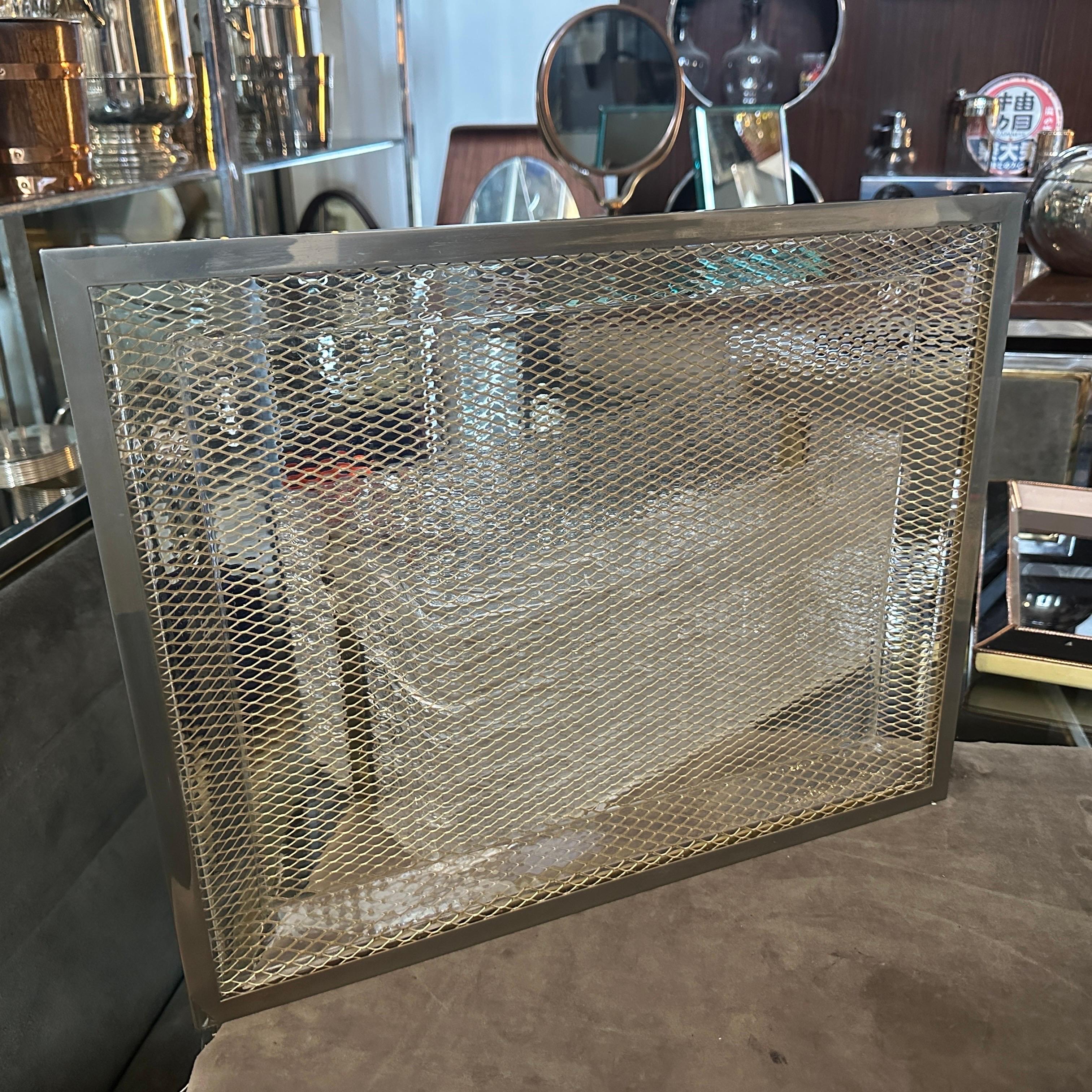 1970s Set of Three Modern Brass and Lucite Trays in the style of Dior Home For Sale 5