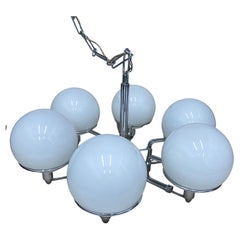 A pair of 1970s Space Age Sarfatti Style Italian Pendants