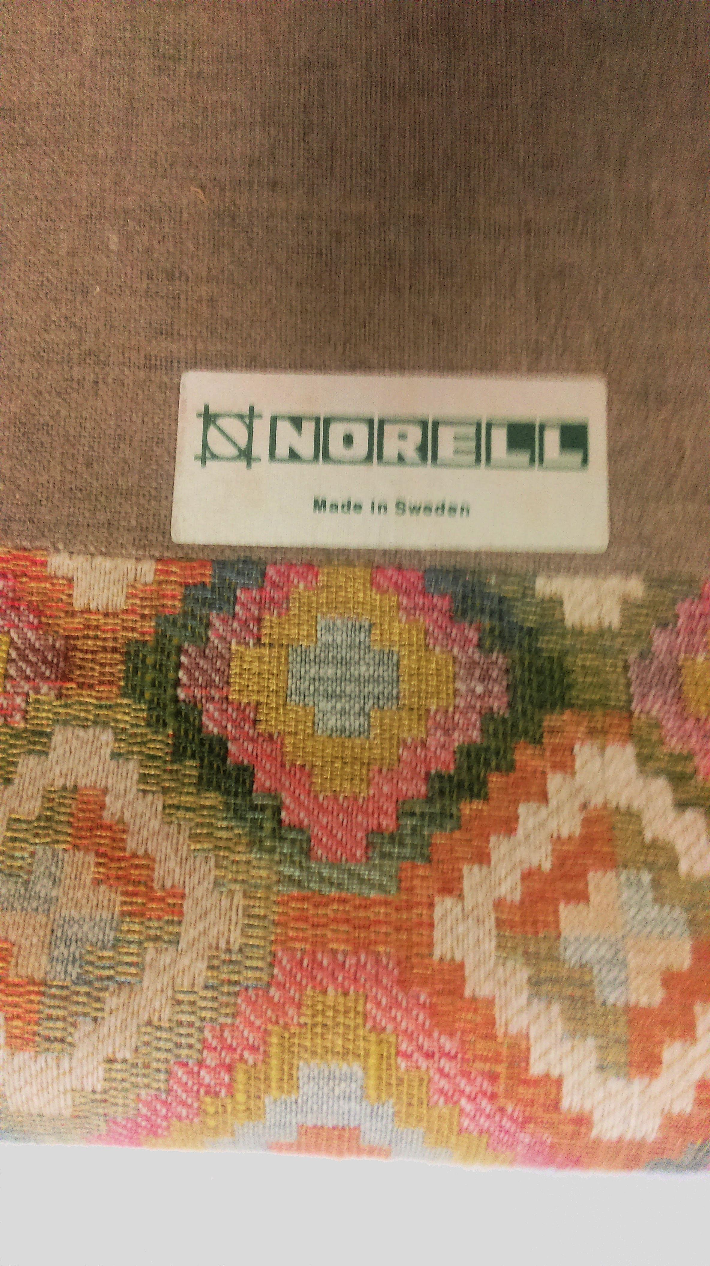 Juego de dos sillones suecos Arne Norell Rotang, años 70, de Norell en venta 3
