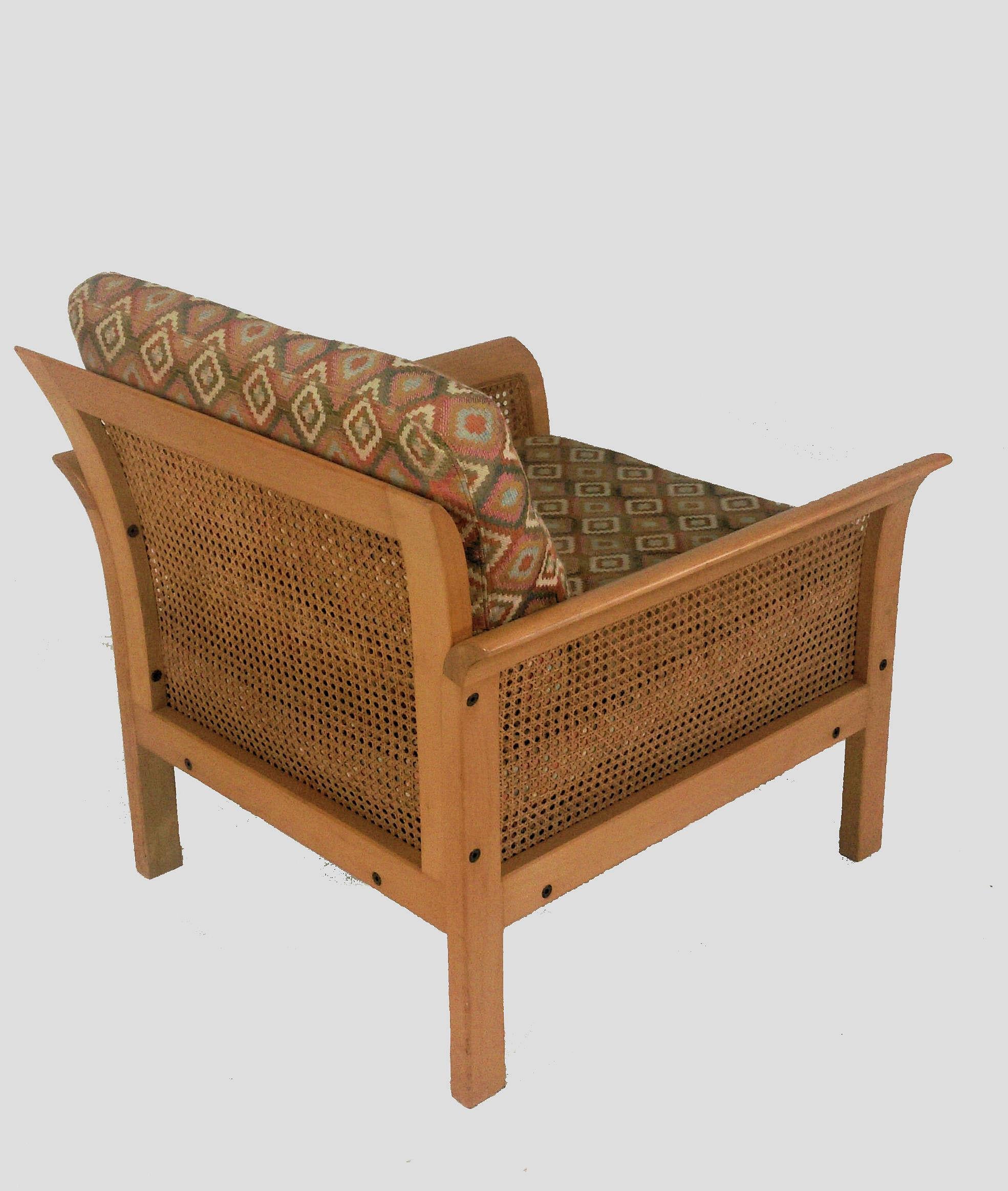 Juego de dos sillones suecos Arne Norell Rotang, años 70, de Norell Haya en venta