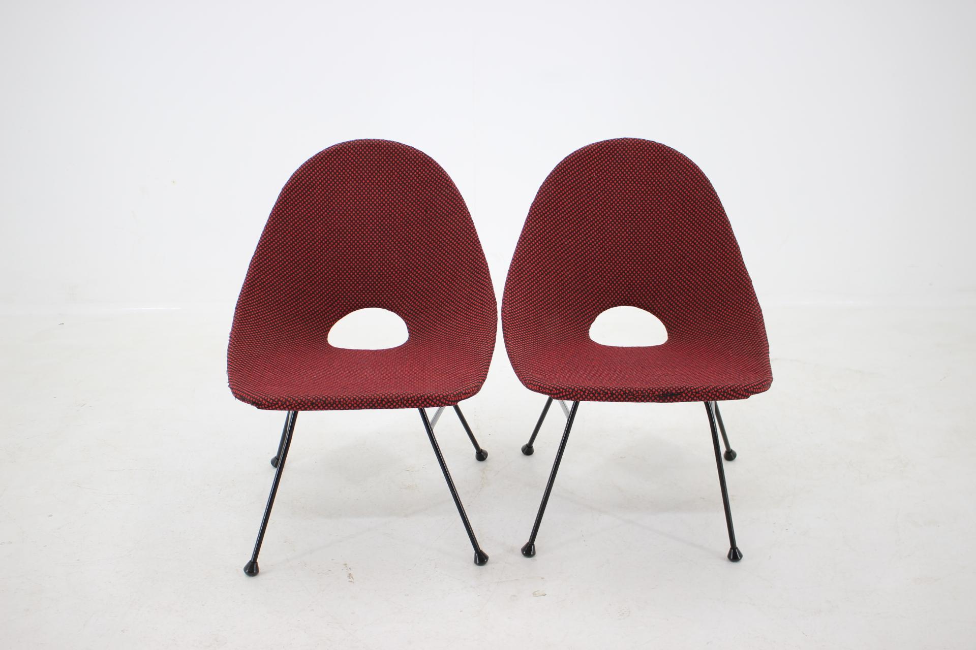 Mid-Century Modern 1970s Shell Chair, Set of 2