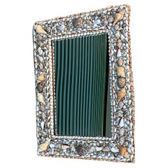 1970s Shell-Encrusted Mirror, Coastal Folk Art Frame