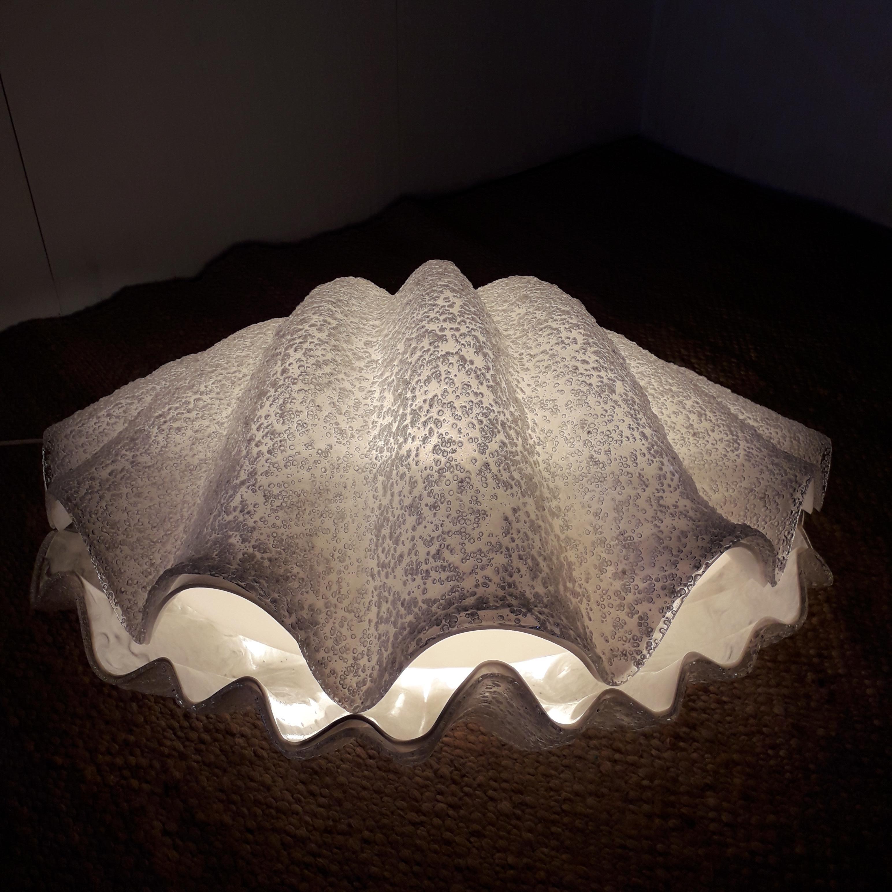 Other 1970s Shell Lamp by Maison Rougier For Sale