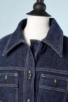 1970's short-jumpsuit in denim FOSTER2