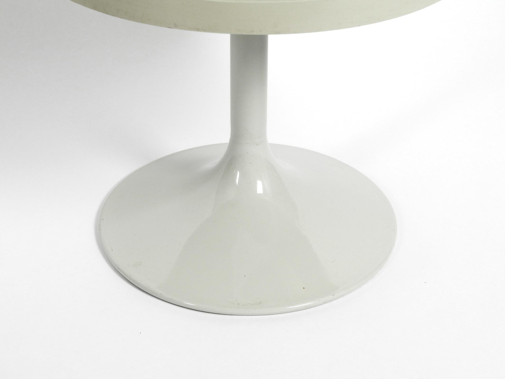1970s Side Table in Pop Art Space Age Design with Smoked Glass Top by Opal Möbel 8