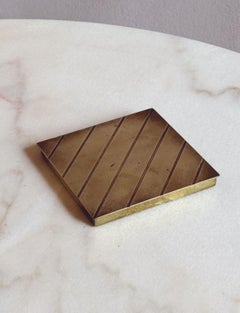 1970 Signé Gabriella Crespi Etui à Cigarettes