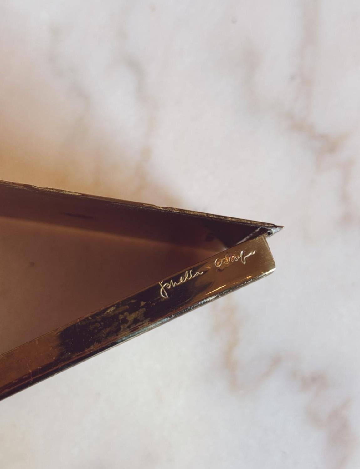 Italian 1970s Signed Gabriella Crespi Cigarette Case For Sale