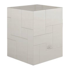 1970s Signed Paul Evans for Directional Cityscape Chrome Cube Side Table