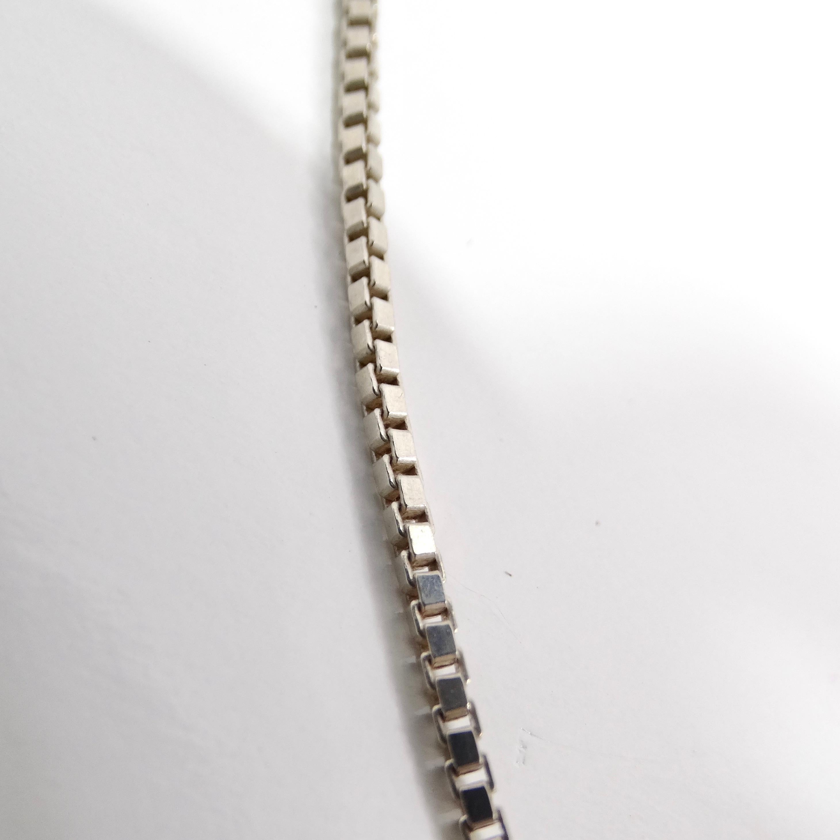 Women's or Men's 1970s Silver Hebrew Blessing Necklace For Sale