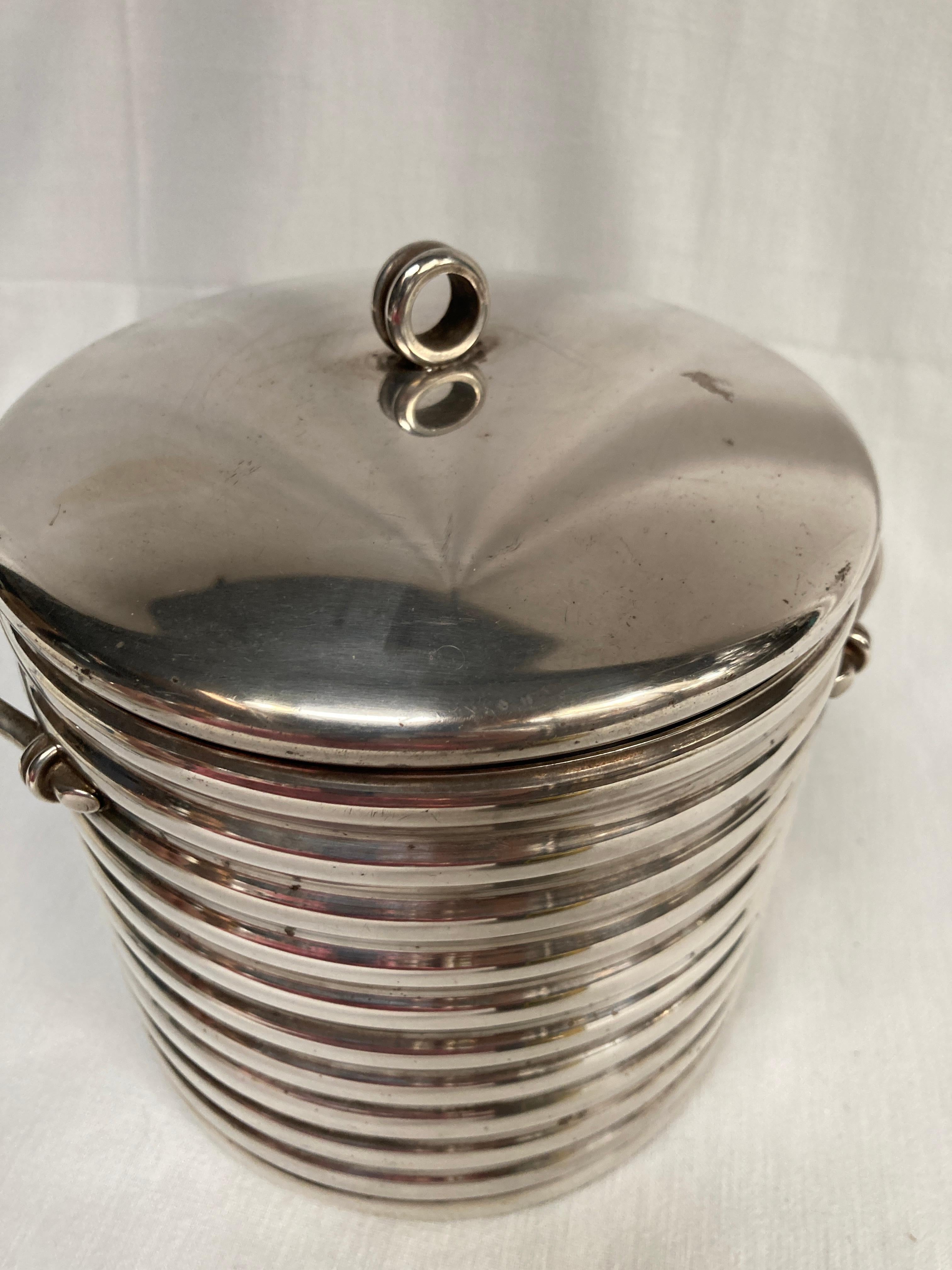 Late 20th Century 1970's Silver plated boxe in the style of Maria Pergay For Sale