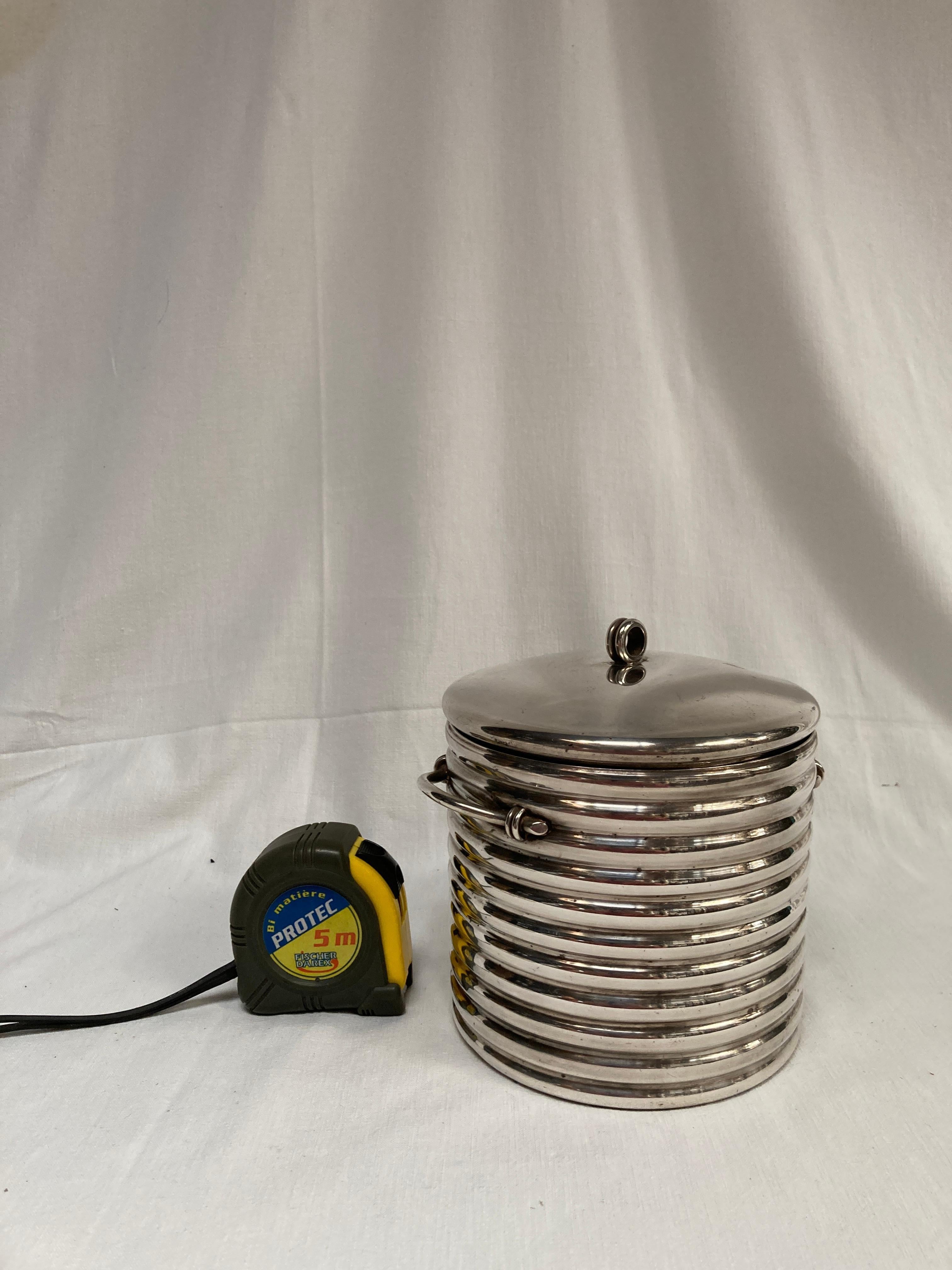 Silver Plate 1970's Silver plated boxe in the style of Maria Pergay For Sale