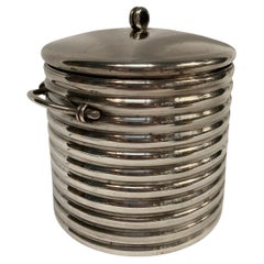 Caja de plata de 1970 al estilo de Maria Pergay