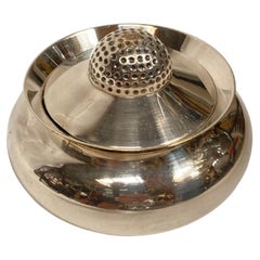 1970's silver plated boxe or ashtray by Hermès