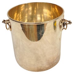 1970's Silver plated champagne bucket by Hermès