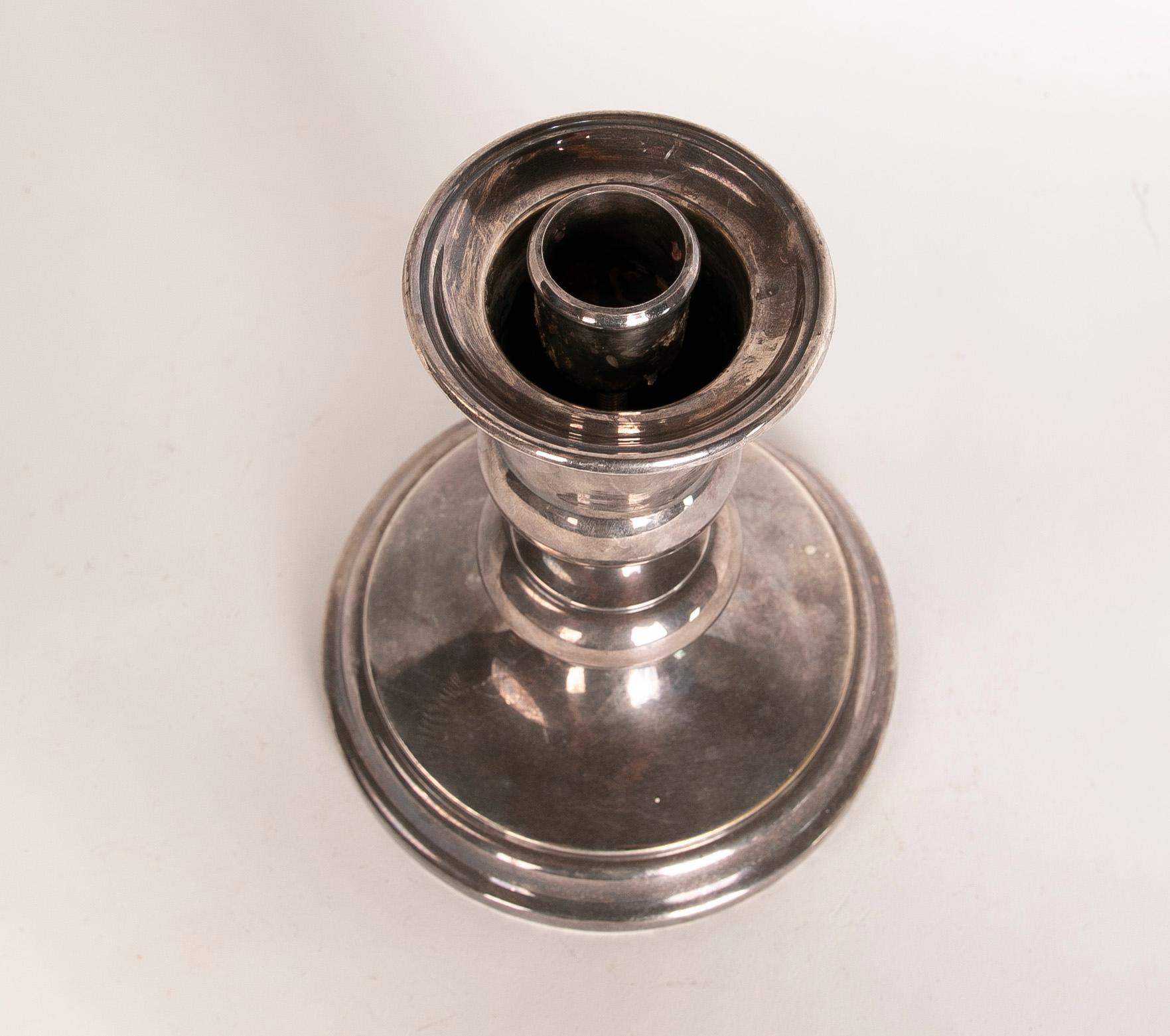1970s Silver-Plated Christrofle Metal Candleholder For Sale 8