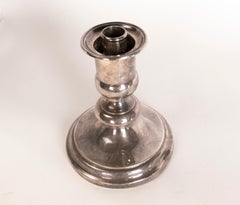 Versilberter Christrofle-Metall-Kerzenhalter aus den 1970er Jahren
